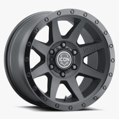 Llanta Icon Alloys Rebound | Double Black | 17x8.5 (Offset +25)