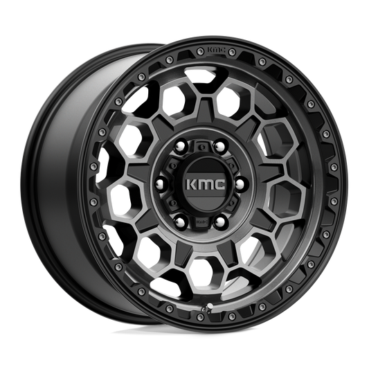 KMC KM545 Trek Satin Black With Gray Tint