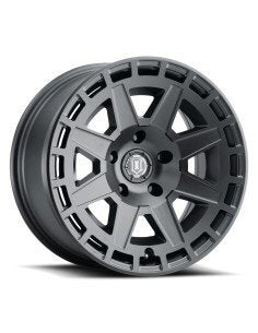 Llanta Icon Alloys Compass - 17x8.5" Satin Black (6x114.3, Offset 12mm)