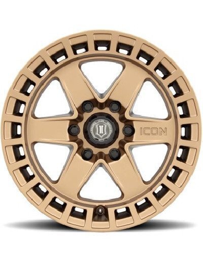Llanta Icon Alloys Raider 17x8.5" - Satin Brass (6x139.7, Offset 0mm)