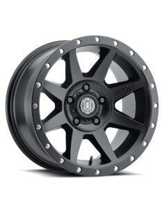 Llanta Icon Alloys Rebound - 17x8.5" Satin Black (5x130, Offset 0mm)