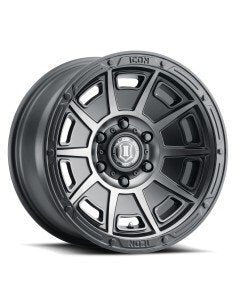 Llanta Icon Alloys Victory 17x8.5" - Smoked Satin Black (6x139.7, Offset 0mm)
