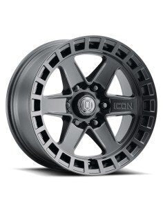 Llanta Icon Alloys Raider Satin Black /6X139.7 (5.5")/17X8.5/0MM