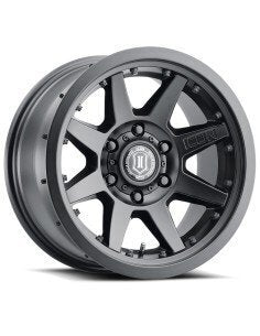 Llanta Icon Alloys Rebound Pro Satin Black /6X139.7 (5.5")/17X8.5/0MM
