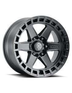 LLANTA ICON RAIDER SATIN BLACK /6X139.7 (5.5")/17X8.5/0MM