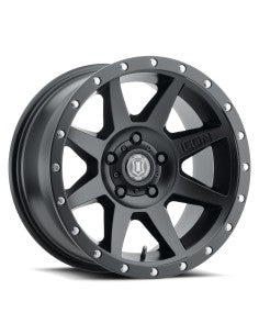 Llanta ICON Alloys REBOUND - 17x8.5" Satin Black (5x130, Offset 0mm)