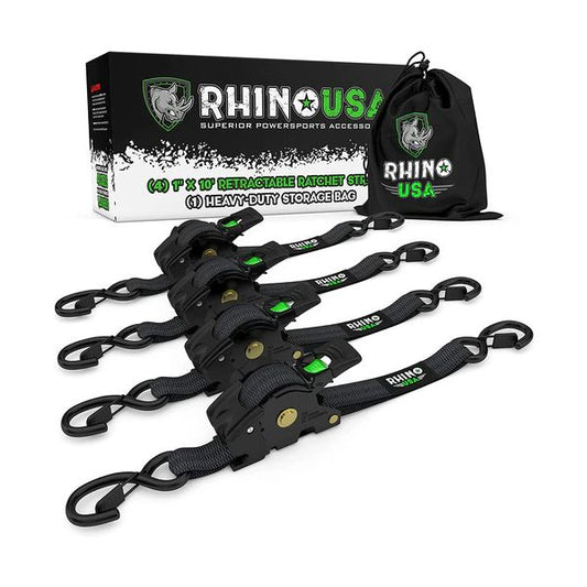 Pack x 4 Correas de Amarre Heavy Duty 2.54 cm x 305 cm con Ratchet