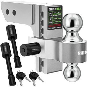 Macho para enganches de 2" ajustable 14.000 Lbs. Max.