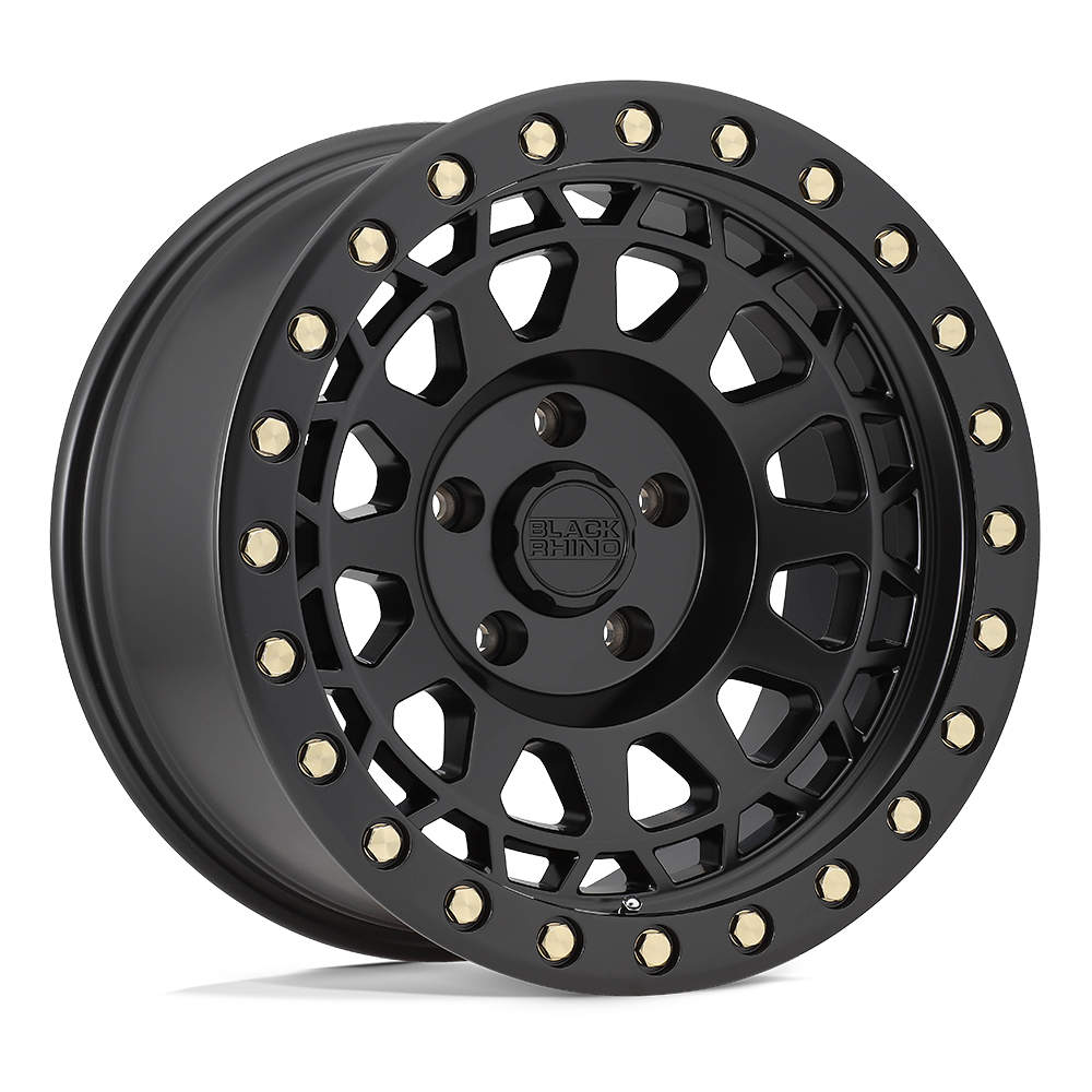 llantas_black_rhino_matte_black_w/_brass_bolts_frontal